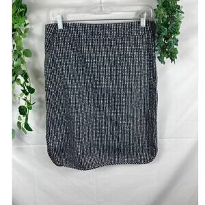 LOFT patterned pencil skirt